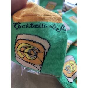 Bacchus 2025 Cocktails of New Orleans Socks Mardi Gras Krewe Favor W100-02